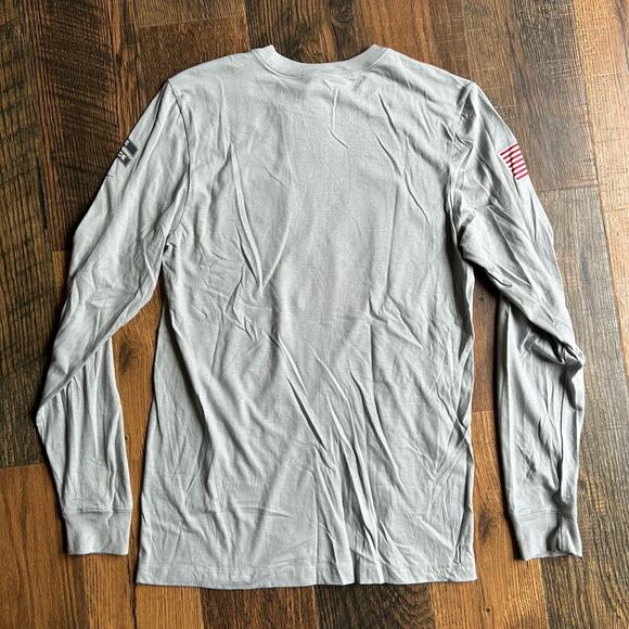 NWT Nike Jets Salute to Service Shirt Mens S NFL Long Sleeve Tee Gray Military - Picture 2 of 8